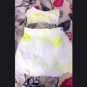 White Lime Two Piece Set